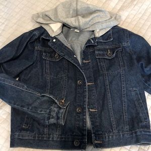 Denim Jacket with Hood